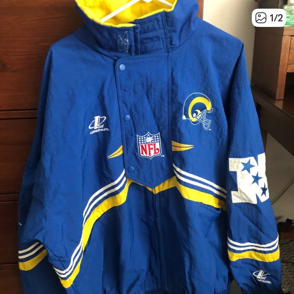 NFL Men’s Vintage St. Louis Rams Winter Coat